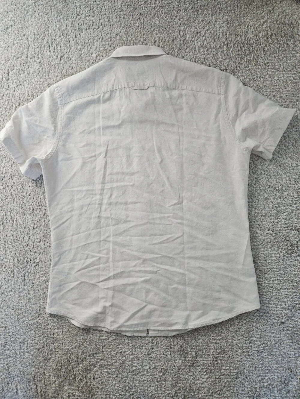 Banana Republic Slim-Fit Linen Blend Shirt in White, Men’s Size Large